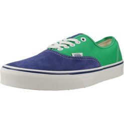 Buty VANS AUTHENTIC Niebieski. Niebieskie buty trekkingowe Vans, bez wzorów, ze skóry, bez zapięcia. Za 347.99 zł.