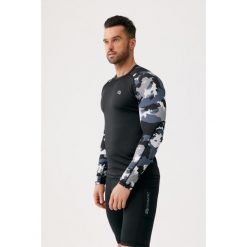 Koszulka termoaktywna fitness z długim rękawem męska Rough Radical Furious army. Czarne bielizna termoaktywna ROUGH RADICAL, m, bez wzorów, z dzianiny, bez ramiączek, na fitness i siłownię. Za 109.90 zł.