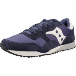 Buty Dorosły Saucony Dxn niebieski. Niebieskie buty turystyczne Saucony, bez wzorów, ze skóry, bez zapięcia, trekkingowe. Za 384.99 zł.