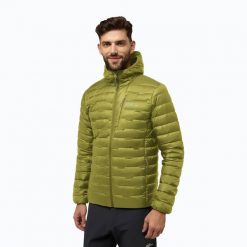 Kurtka puchowa męska Jack Wolfskin Passamani Down Hoody. Zielone kurtki Jack Wolfskin, l, bez wzorów, z materiału, bez kaptura. Za 1,199.00 zł.