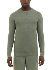 Mustang Sweter w kolorze khaki rozmiar: XXL. Brązowe swetry nierozpinane Mustang, xxl, bez wzorów, z bawełny, bez kołnierzyka, bez ramiączek. Za 139.87 zł.