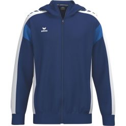 Wielokolorowa kurtka treningowa Erima Celebrate 125 z kapturem. Czarne kurtki Erima, bez wzorów, z kapturem. Za 343.99 zł.