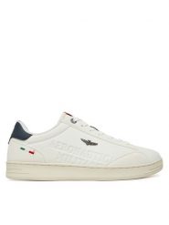 Aeronautica Militare Sneakersy 251SC306CT3385 Biały. Białe buty sportowe casual Aeronautica Militare, bez wzorów, ze skóry, bez zapięcia. Za 439.99 zł.