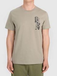 4F Koszulka w kolorze beżowo-oliwkowym rozmiar: S. Brązowe bezrękawniki 4F, s, bez wzorów, z bawełny, bez kołnierzyka, bez ramiączek. Za 32.83 zł.