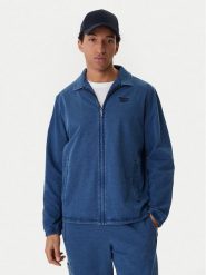 Reebok Bluza Aldridge RK25542CCM Niebieski Regular Fit. Niebieskie bluzy Reebok, l, bez wzorów, z bawełny, bez kaptura. Za 349.99 zł.