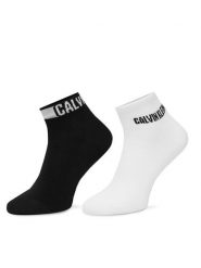 Calvin Klein Skarpety długie 701241735 Czarny. Czarne skarpety CALVIN KLEIN, bez wzorów, z bawełny. Za 59.99 zł.