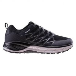 Buty trekkingowe męskie Hi-Tec Trail Destroyer. Czarne buty turystyczne Hi-tec, bez wzorów, z materiału, bez zapięcia, trekkingowe. Za 223.10 zł.