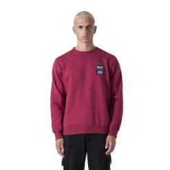 Bluza męska Everlast Neutrals Crewneck. Czerwone bluzy EVERLAST, m, bez wzorów, bez kaptura. Za 129.99 zł.