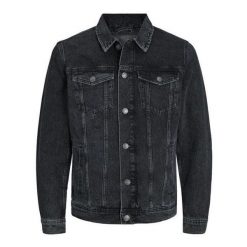 Kurtka Jack & Jones Kurtka Dżinsowa Czarna. Czarne kurtki Jack&Jones, bez wzorów, bez kaptura. Za 253.76 zł.