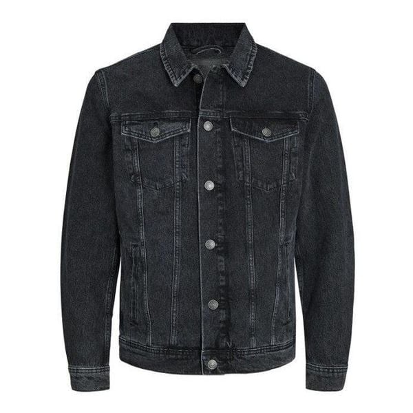 Kurtka Jack & Jones Kurtka Dżinsowa Czarna. Czarne kurtki Jack&Jones, bez wzorów, bez kaptura. Za 253.76 zł.