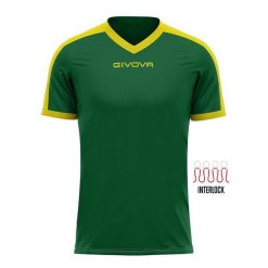 Givova Revolution Sportowa Koszulka 3XL Zielono-Żółta - Oddychający Poliester. Zielone t-shirty sportowe Givova, bez wzorów, z poliesteru, bez ramiączek, do piłki nożnej. Za 52.75 zł.