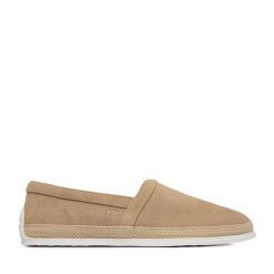 Espadryle GINO ROSSI. Brązowe espadryle Gino Rossi, bez wzorów, bez obcasa, bez zapięcia. Za 329.99 zł.