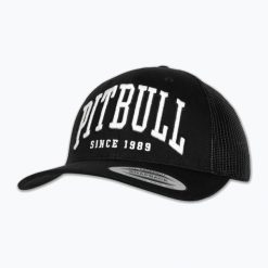 Czapka z daszkiem męska Pitbull Mesh "Pitbull Norton" Trucker Low Profile. Czarne czapki z daszkiem PITBULL, bez wzorów, z elastanu. Za 129.99 zł.