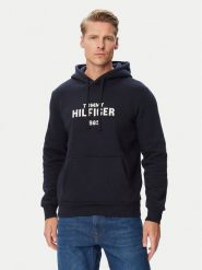 Tommy Hilfiger Bluza MW0MW44937 Granatowy Regular Fit. Niebieskie bluzy Tommy Hilfiger, m, bez wzorów, z syntetyku, bez kaptura. Za 409.99 zł.