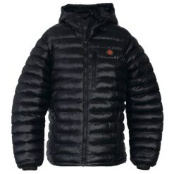 Kurtka Glovii Ogrzewana kurtka męska, L, czarna. Czarne kurtki Glovii, na zimę, l, bez wzorów, z materiału, bez kaptura. Za 799.00 zł.