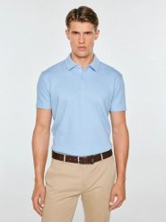 Koszulka męska polo niebieska nisser 400. Niebieskie koszulki polo BIG STAR, l, bez wzorów, z bawełny, bez kołnierzyka, bez ramiączek. Za 139.99 zł.