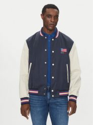 Gant Kurtka bomber Varsity 7006519 Granatowy Regular Fit. Niebieskie kurtki GANT, m, bez wzorów, z bawełny, bez kaptura. Za 859.99 zł.