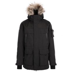 Męska Kurtka Narciarska Pillaton. Czarne kurtki narciarskie i snowboardowe Trespass, m, bez wzorów, narciarskie. Za 353.99 zł.
