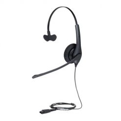 Jabra Biz 1500 Mono Zestaw słuchawkowy Przewodowa Opaska na głowę Biuro/centrum telefoniczne Bluetooth Czarny. Czarne słuchawki bezprzewodowe Jabra. Za 250.99 zł.