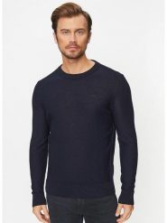 Hugo Boss Underwear Sweter w kolorze granatowym rozmiar: M. Niebieskie swetry nierozpinane Hugo Boss Underwear, m, bez wzorów, z wełny, bez kołnierzyka, bez ramiączek. Za 373.45 zł.