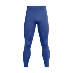 Legginsy Under Armour Qualifier Elite. Niebieskie legginsy długie sportowe Under Armour, bez wzorów, do biegania. Za 330.50 zł.