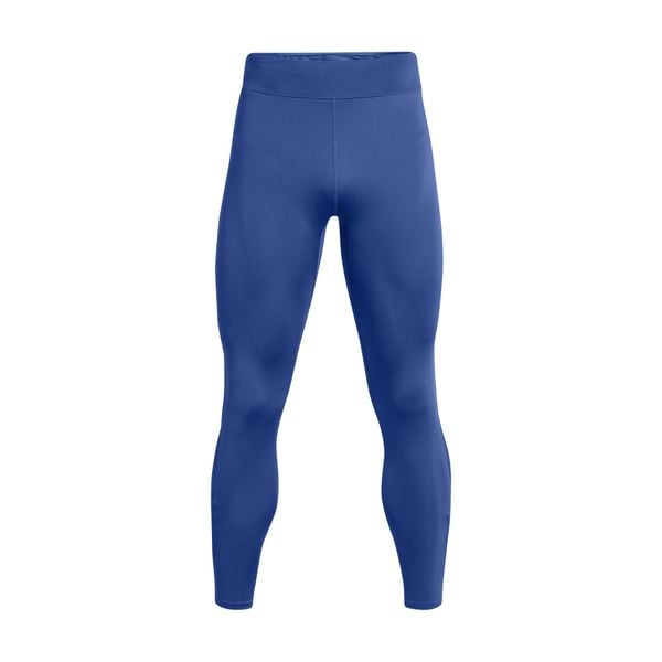 Legginsy Under Armour Qualifier Elite. Niebieskie legginsy długie sportowe Under Armour, bez wzorów, do biegania. Za 330.50 zł.