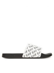 EA7 Emporio Armani Klapki 7X000109 AF15125 F0043 Biały. Białe klapki EA7 Emporio Armani, z tworzywa sztucznego. Za 234.96 zł.