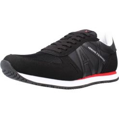 Buty ARMANI EXCHANGE XUX017 XCC68 Czarny. Czarne buty trekkingowe Armani Exchange, bez wzorów, z tkaniny, bez zapięcia. W wyprzedaży za 441.85 zł.