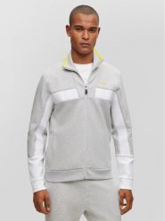 Boss Bluza 50493470 Szary Regular Fit. Szare bluzy Boss, l, bez wzorów, z bawełny, bez kaptura. Za 499.99 zł.