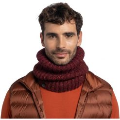 Komin an szyję - bandana BUFF knitted & fleece neckwarmer kim. Brązowe szaliki Buff, bez wzorów. Za 199.90 zł.