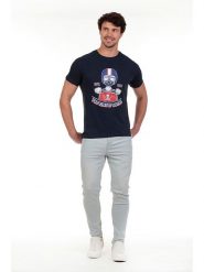 The Time of Bocha Koszulka w kolorze granatowym rozmiar: XXL. Niebieskie bezrękawniki The Time of Bocha, xxl, bez wzorów, z bawełny, bez kołnierzyka, bez ramiączek. Za 59.95 zł.