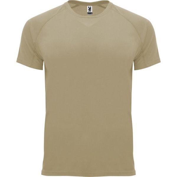 Męska Koszulka Sportowa Z Krótkim Rękawem Bahrain. Brązowe t-shirty sportowe ROLY, bez wzorów, bez ramiączek, trekkingowe. Za 25.99 zł.