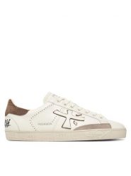 Premiata Sneakersy Steven Var 8476 Kremowy. Białe buty sportowe casual Premiata, bez wzorów, ze skóry, bez zapięcia. Za 1,389.00 zł.