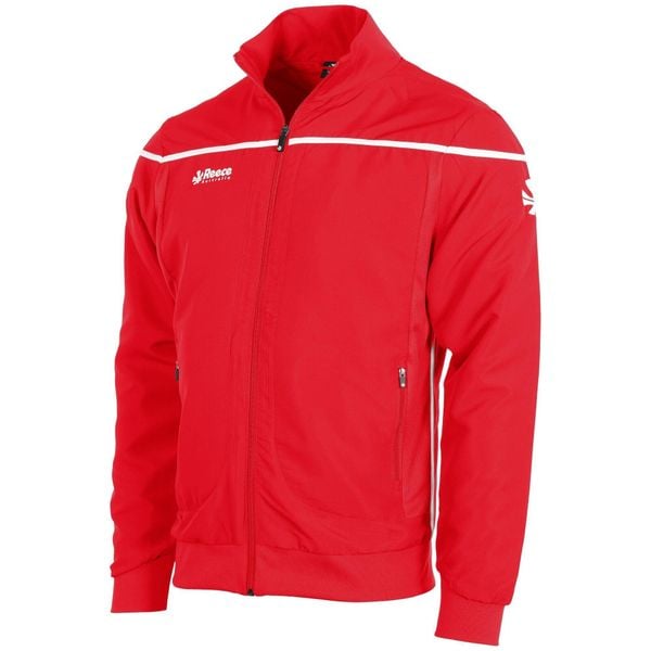 Męska kurtka varsity Reece czerwono-biała. Białe kurtki REECE, l, bez wzorów, z materiału, bez kaptura. Za 204.99 zł.