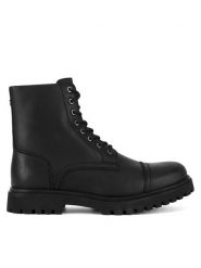 Hunter Trapery CHESTER-01 MI08 Czarny. Czarne trapery Hunter, ze skóry, bez zapięcia. Za 449.99 zł.