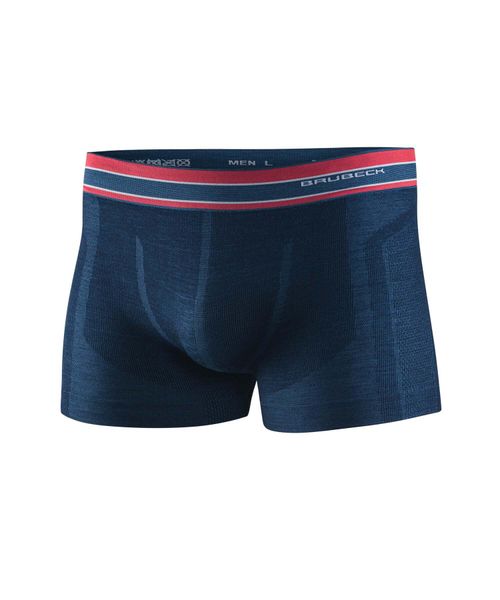 Bokserki męskie BX10870. Czerwone bokserki Brubeck, l, bez wzorów, z poliamidu. Za 84.99 zł.