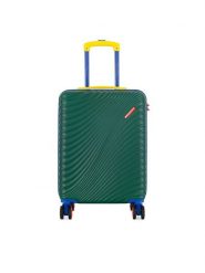 Semi Line Walizka kabinowa T5936-1 Zielony. Zielone walizki Semi-line, bez wzorów, z tworzywa sztucznego. Za 209.99 zł.