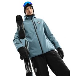 Męska kurtka snowboardowa Sporty zimowe Siroko W2 Beluga. Niebieskie kurtki narciarskie i snowboardowe SIROKO, m, bez wzorów, z softshellu, narciarskie. W wyprzedaży za 337.00 zł.