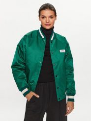Mercer Amsterdam Kurtka bomber Unisex The Re-Varsity MEAP231010 Zielony Relaxed Fit. Zielone kurtki Mercer Amsterdam, l, bez wzorów, z syntetyku, bez kaptura. Za 1,019.00 zł.
