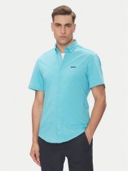 BOSS Koszula B_MOTION_S 50533149 Błękitny Regular Fit. Niebieskie koszule Boss, m, bez wzorów, z bawełny, bez kołnierzyka, bez ramiączek. Za 399.99 zł.