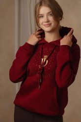Bluza JD ATTACK Mila. Brązowe bluzy z kapturem JD ATTACK, l, bez wzorów. Za 239.00 zł.