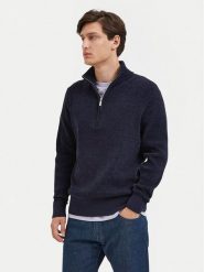 Selected Homme Sweter Rodney 16087985 Granatowy Regular Fit. Niebieskie swetry rozpinane Selected Homme, m, bez wzorów, z bawełny, bez kołnierzyka, bez ramiączek. Za 179.99 zł.