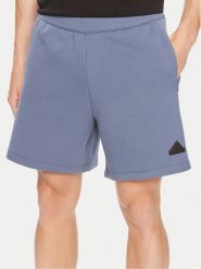 Adidas Szorty sportowe Z.N.E. Premium IR5220 Niebieski Loose Fit. Niebieskie krótkie spodenki sportowe Adidas, l, bez wzorów, z bawełny. Za 199.99 zł.