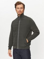 Pepe Jeans Bluza Snell Mock PM702381 Szary Regular Fit. Szare bluzy Pepe Jeans, m, bez wzorów, z bawełny, bez kaptura. Za 599.99 zł.
