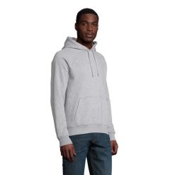 Bluza Unisex Stellar Melange Dla Dorosłych. Szare bluzy z kapturem SOL'S, m, bez wzorów, z bawełny, z kapturem. Za 147.99 zł.
