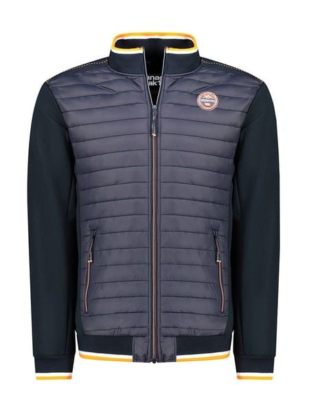 Canadian Peak Kurtka polarowa "Torinoeak" w kolorze granatowym rozmiar: XL. Niebieskie kurtki Canadian Peak, xl, z aplikacjami, z materiału, bez kaptura. Za 148.26 zł.