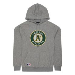 Bluza z kapturem Oakland Athletics Nos MLB Regular. Szare bluzy New Era, m, bez wzorów, z kapturem. Za 283.00 zł.