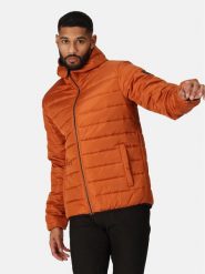 Regatta Kurtka puchowa Helfa RMN154 Brązowy Regular Fit. Brązowe kurtki Regatta, l, bez wzorów, z puchu, bez kaptura. Za 139.99 zł.