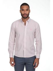 The Time of Bocha Koszula - Regular fit - w kolorze jasnoróżowym rozmiar: M. Różowe koszule The Time of Bocha, m, bez wzorów, z bawełny, bez kołnierzyka, bez ramiączek. Za 130.99 zł.