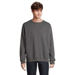 Męska Bluza Z Polibawełny Sully. Brązowe bluzy SOL'S, m, bez wzorów, bez kaptura. Za 139.99 zł.